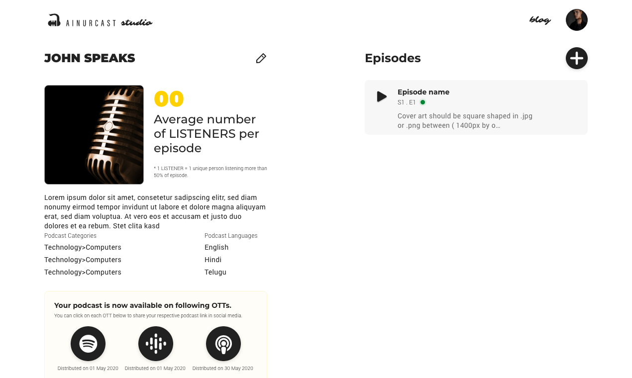 Ainurcast Studio gallery image