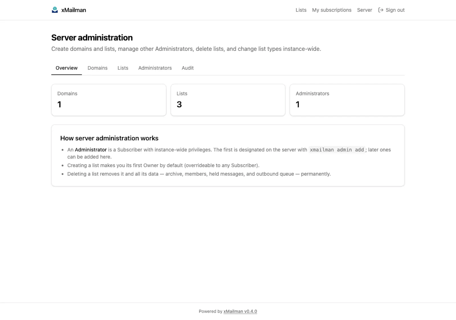 xMailman screenshot 6