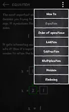 x=1: Learn to solve equations! gallery image