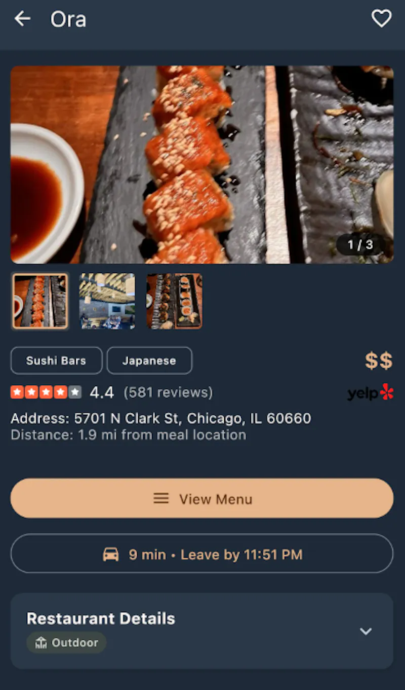 Pixx AI Restaurant Picker for Groups.  screenshot 5