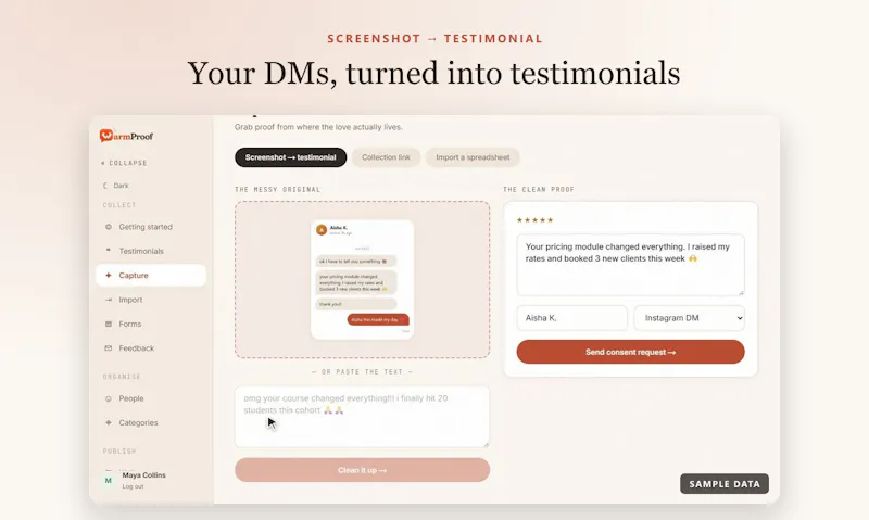 WarmProof screenshot 6