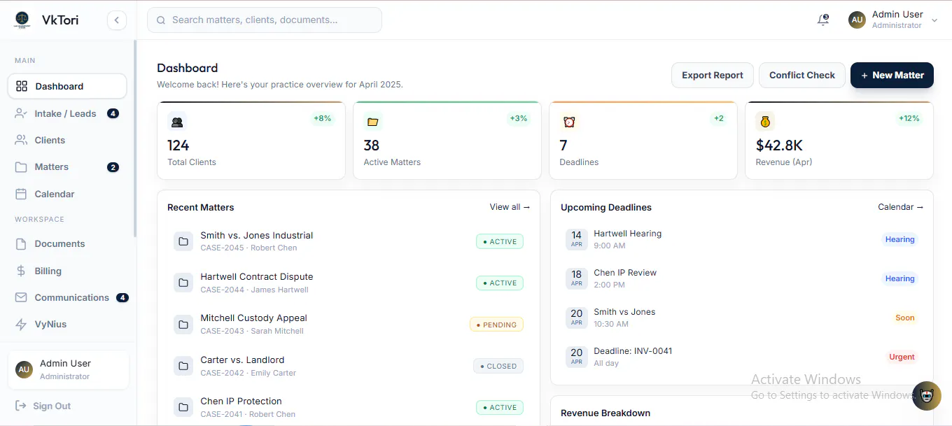 Legal Case Management gallery image