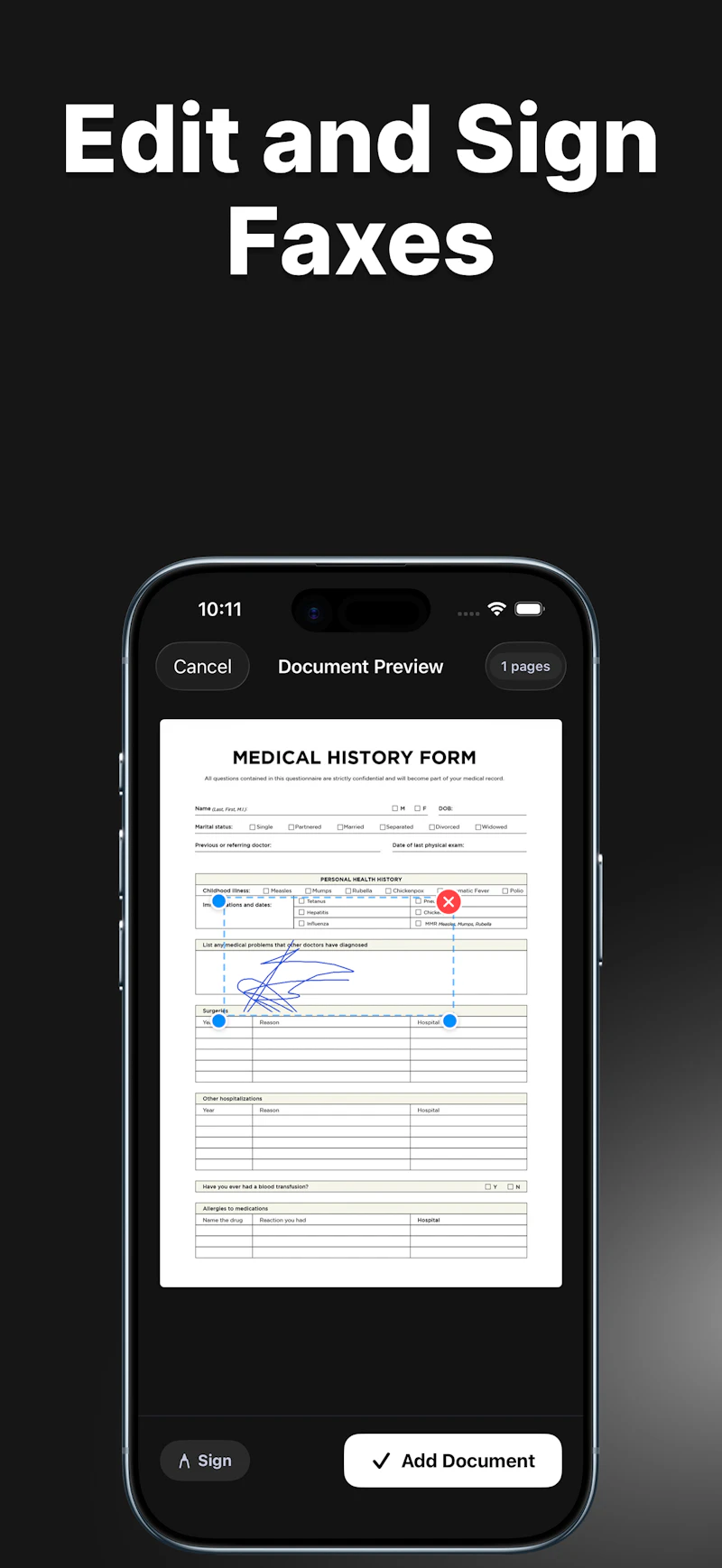 Faxend - Fax from iPhone screenshot 4