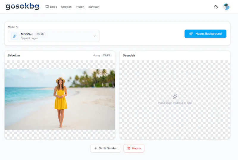 GosokBG screenshot 2