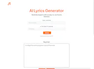 AI Lyrics Generator