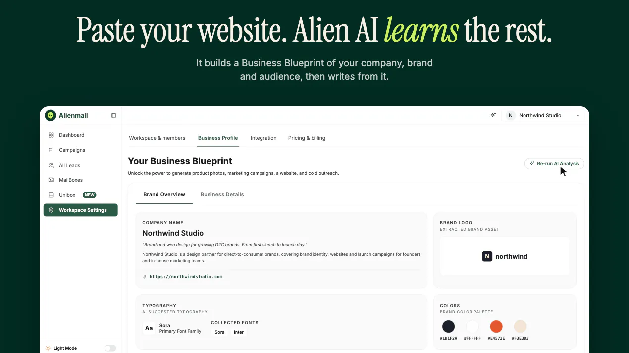 AlienMail product