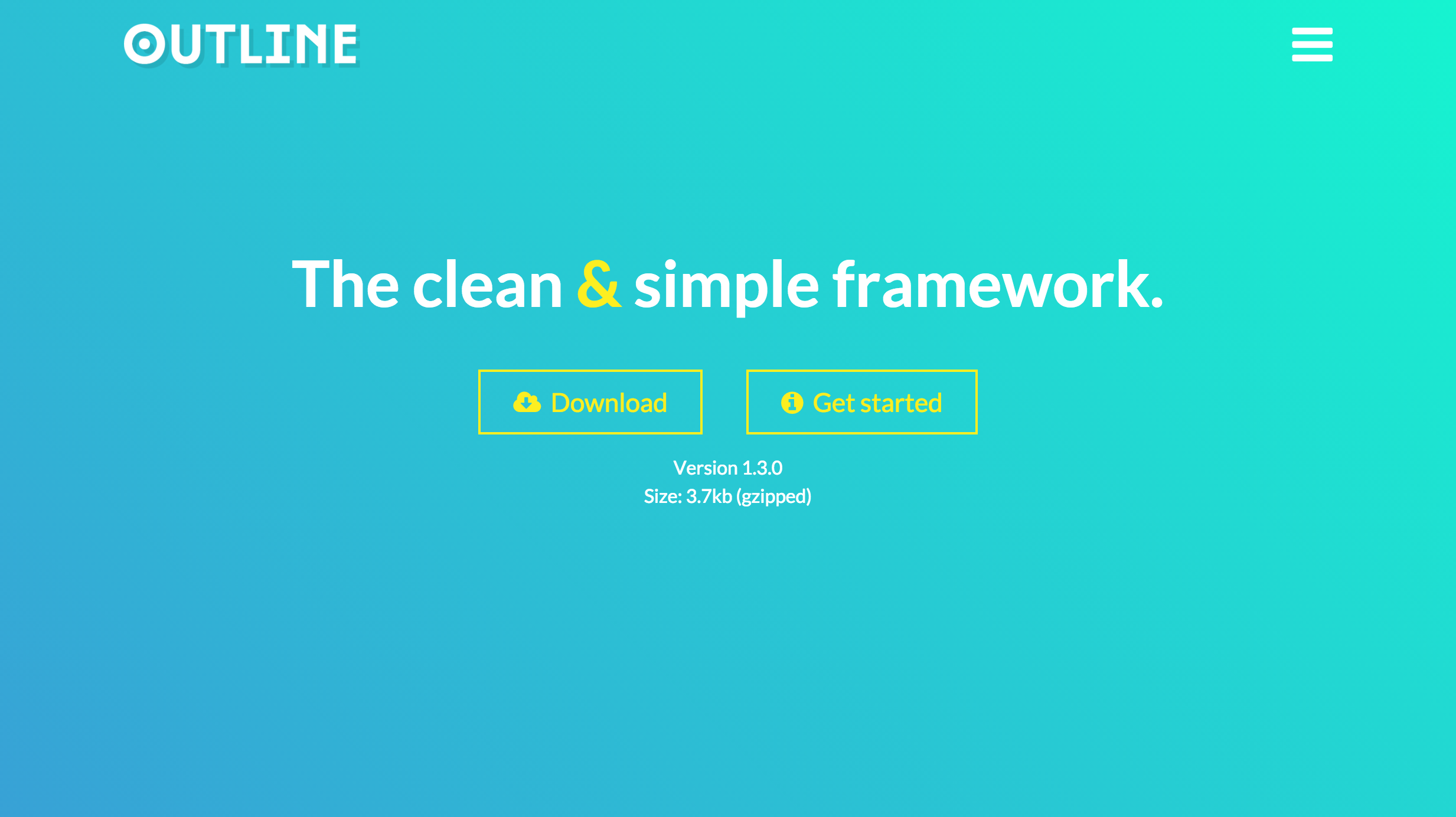 Outline CSS Framework gallery image