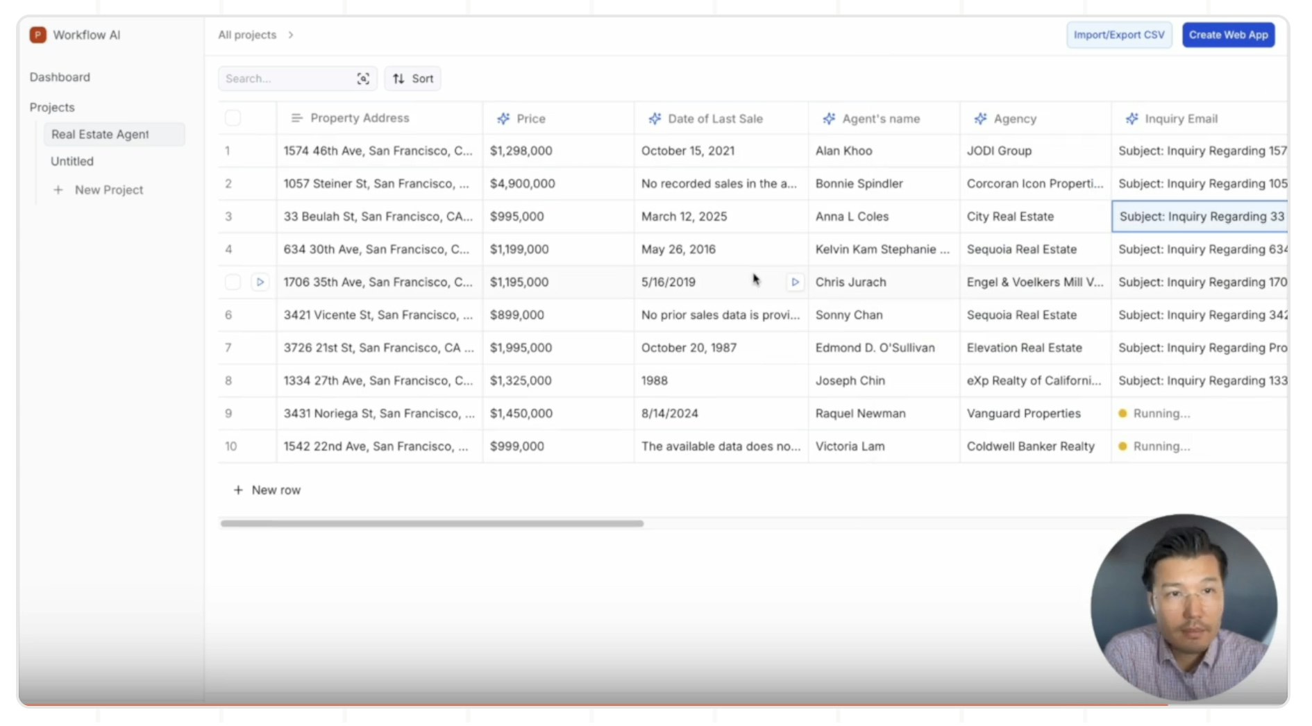 Workflowpad - Автоматизируйте любую задачу с помощью электронных таблиц AI - без кода, нажмите и go. медиа 2