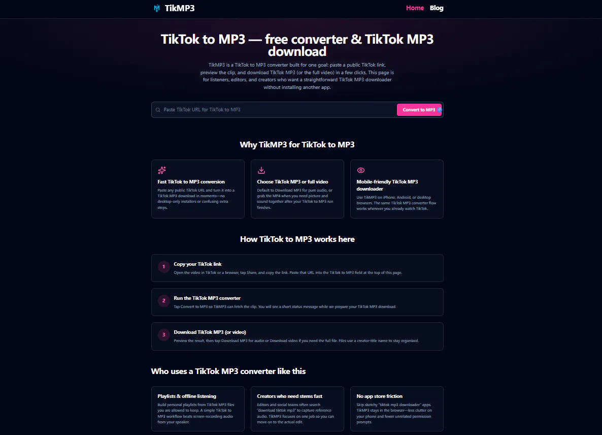 Banner del producto TikMP3