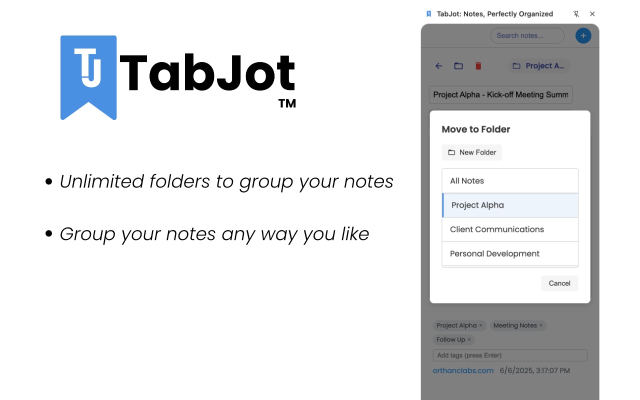 Tabjot - Anmerkungen, perfekt organisiert Medien 5