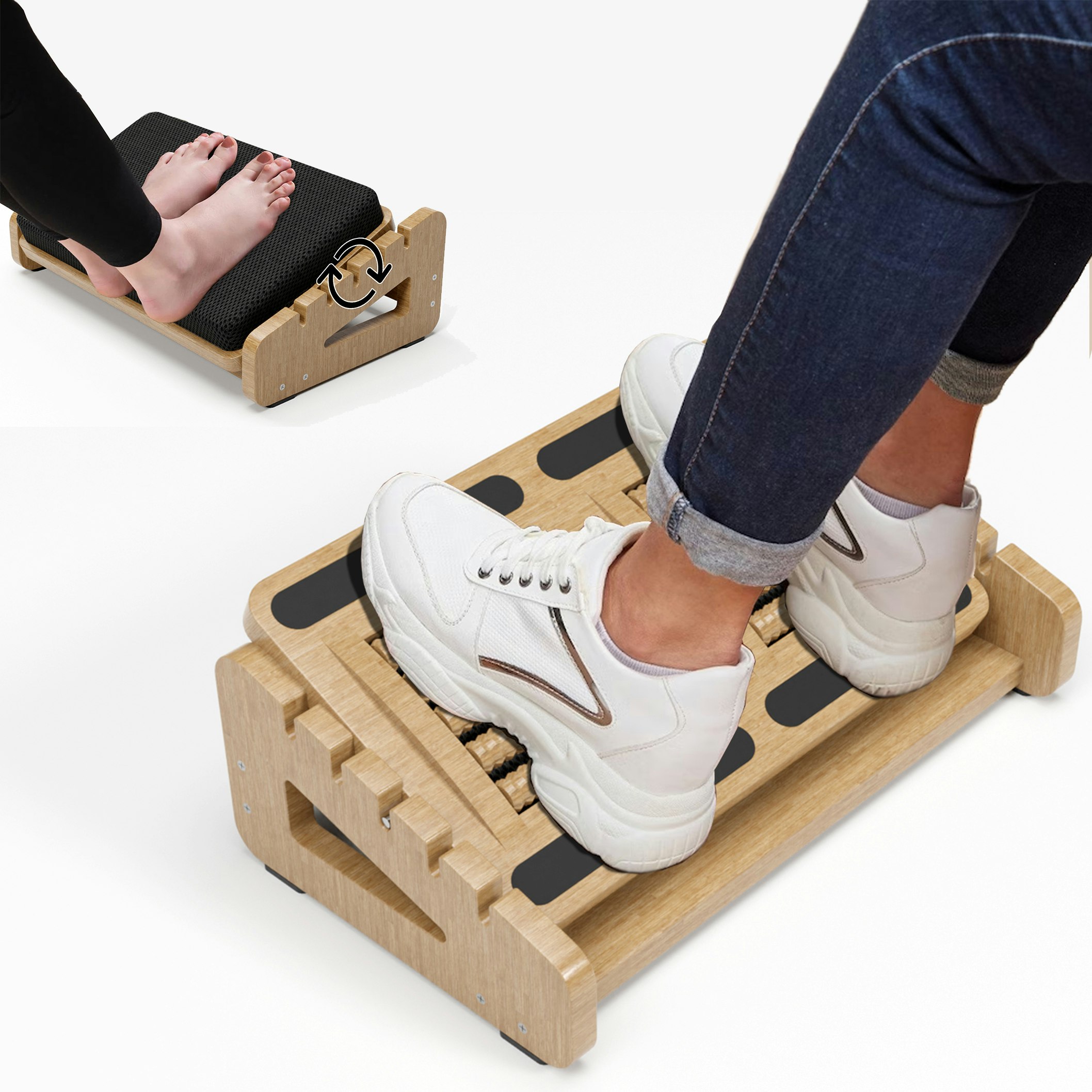 Swing-Rolrest |Rehat kaki berasaskan roller media 3