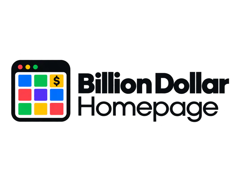 Billion Dollar Homepage screenshot 1