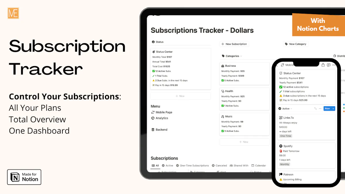 Subscription Tracker