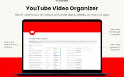 YouTube Video Organizer media 3