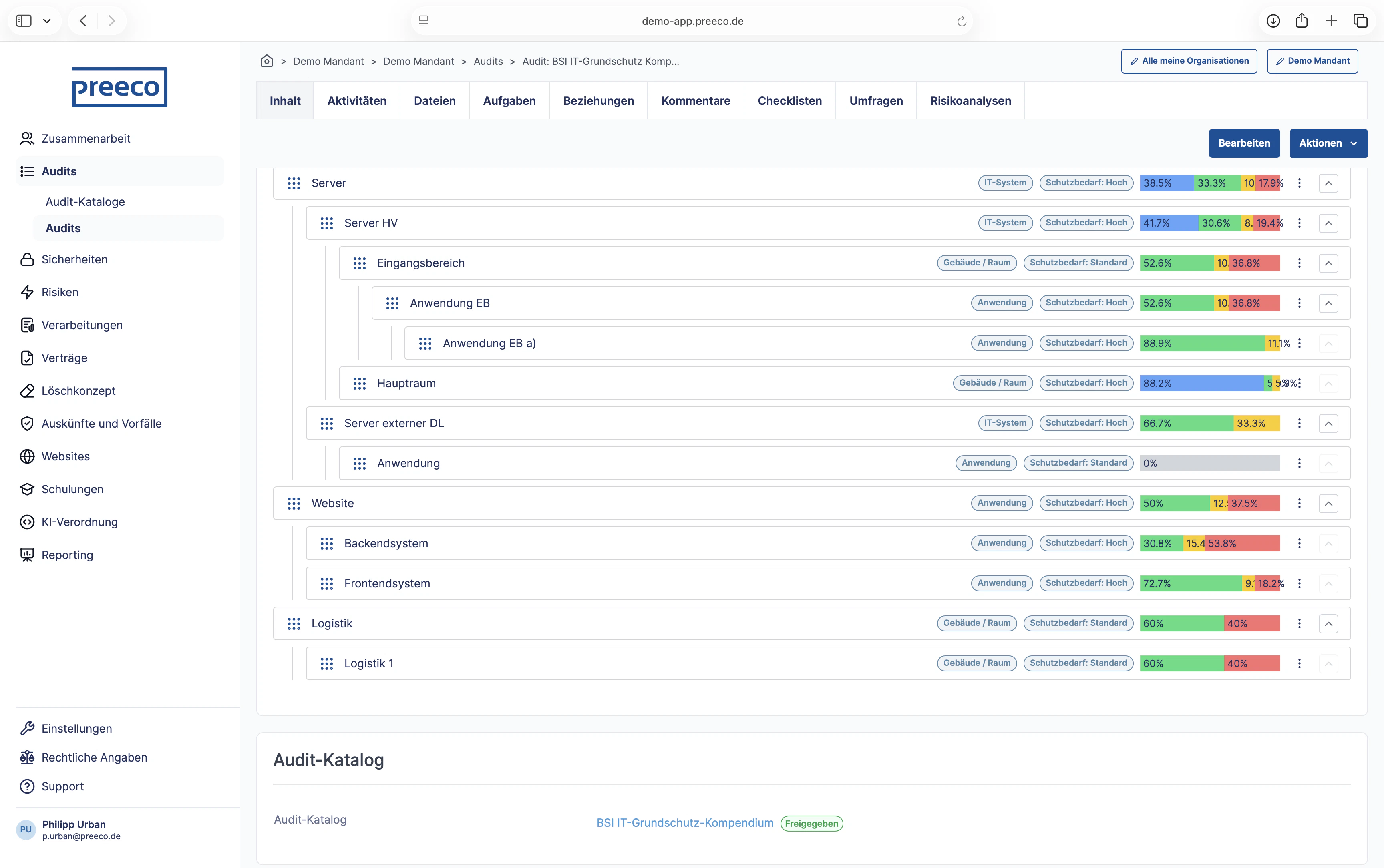 preeco | data protection screenshot 2