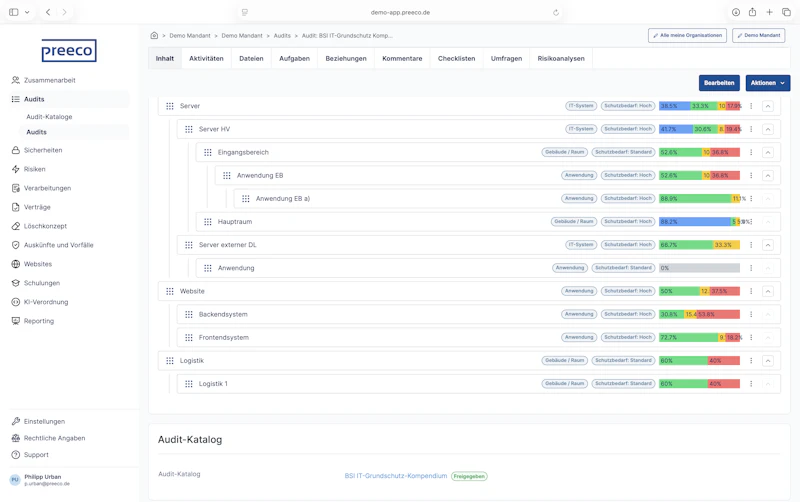 preeco | data protection screenshot 3