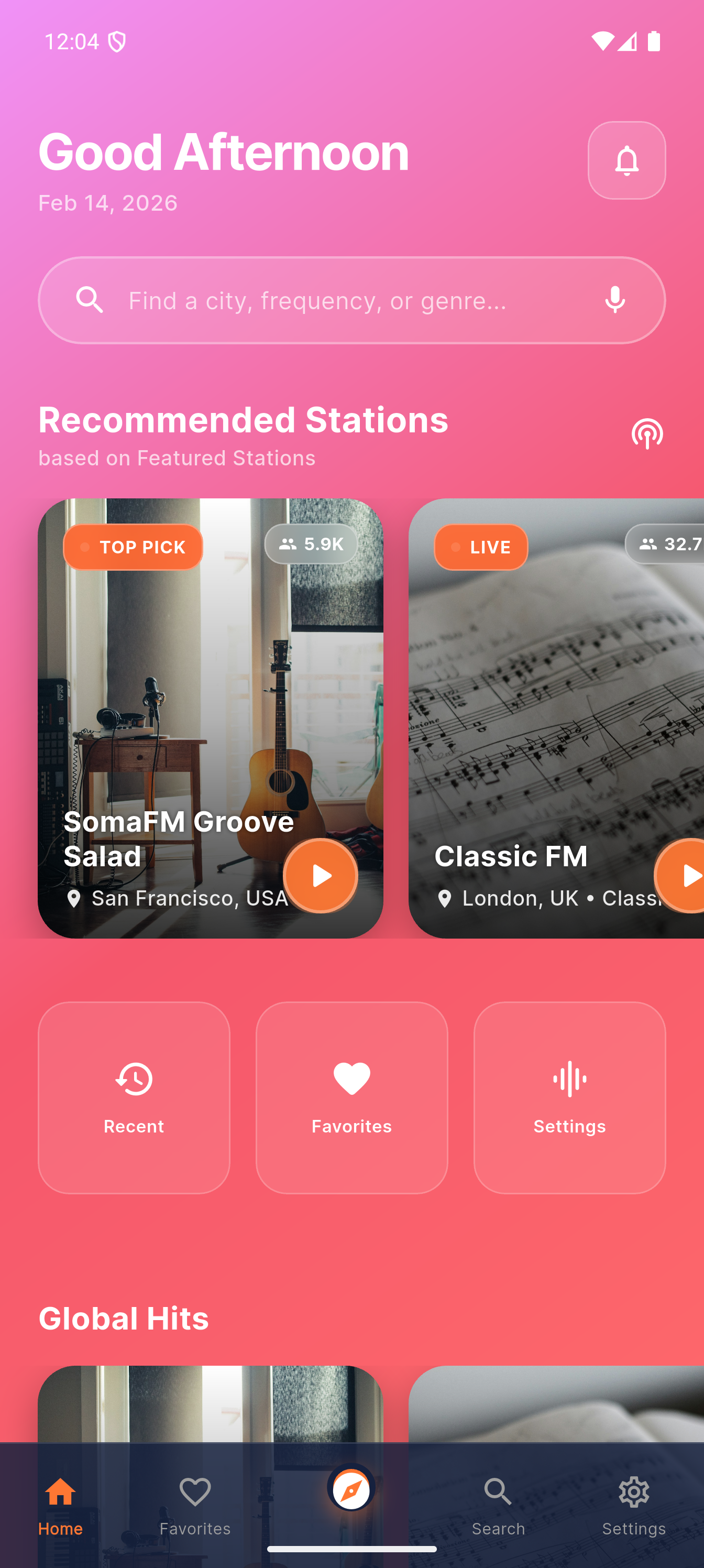 Globe Tuner: Radio, Music, FM