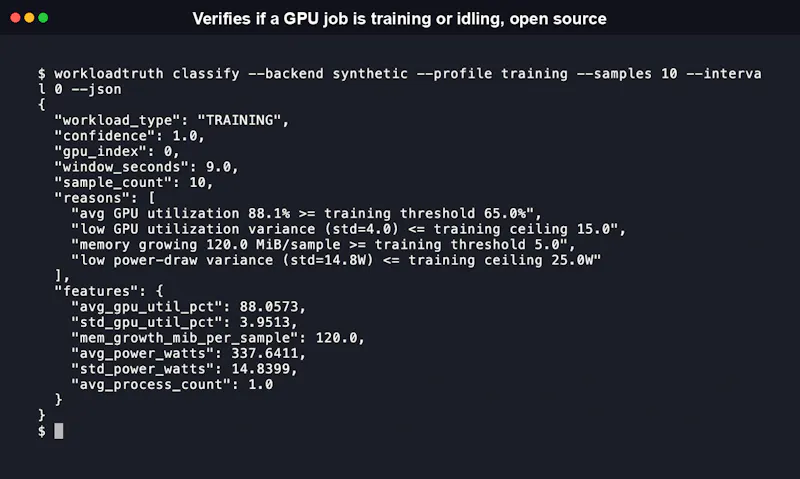 WorkloadTruth screenshot 3