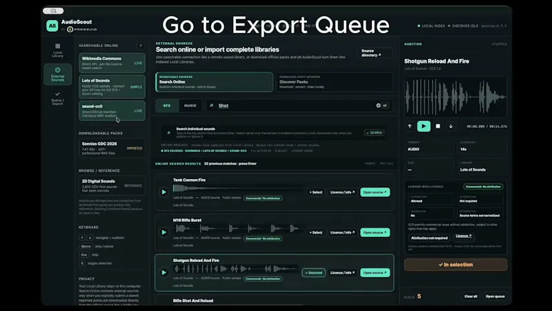 AudioScout by ProSound screenshot 1 (video preview)