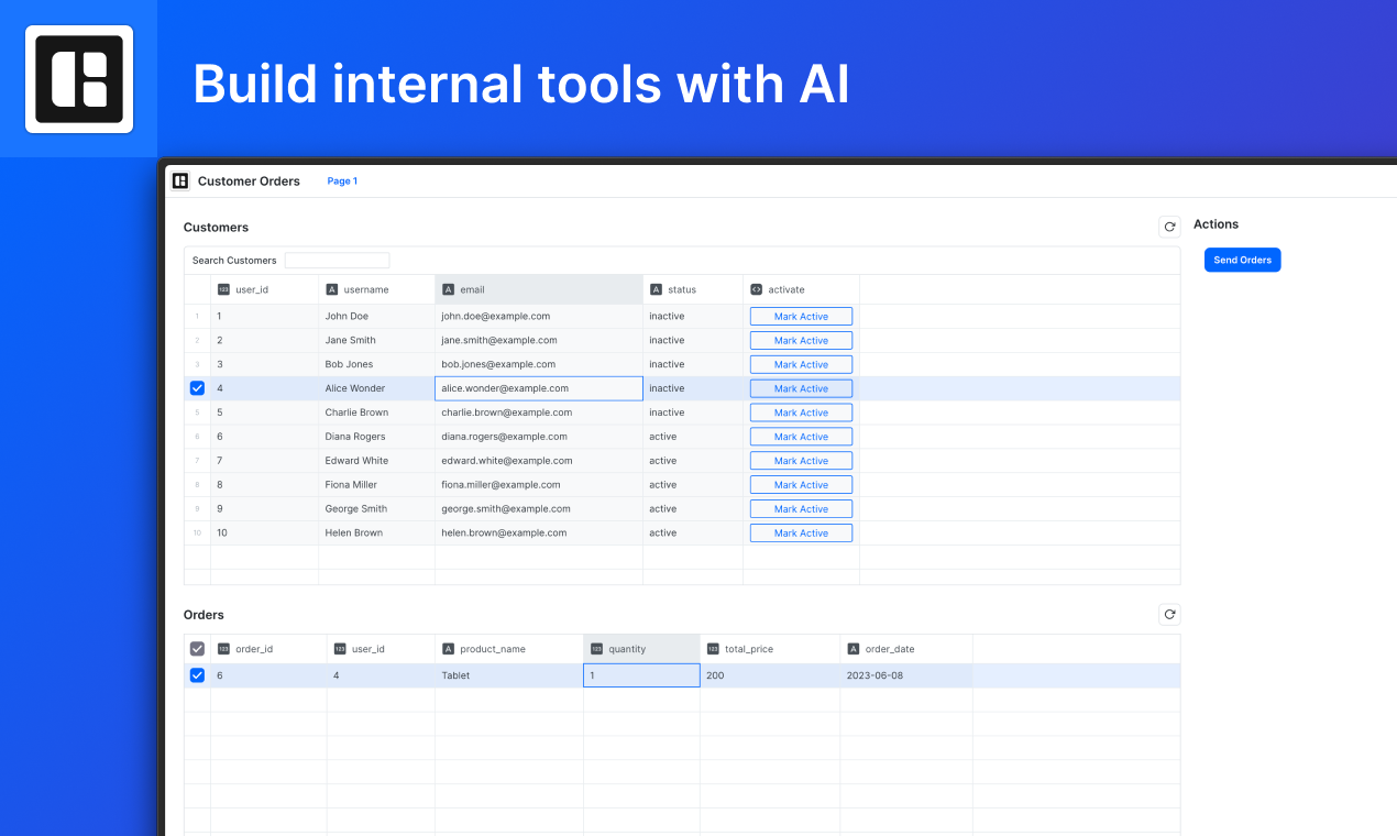 startuptile Dropbase AI-Build internal tools and backend operations software with AI