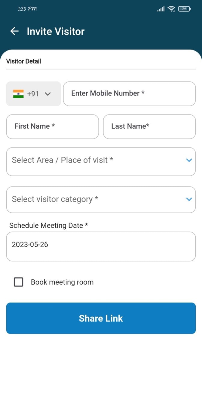 Sistema de gerenciamento de visitantes visitus smart media 1
