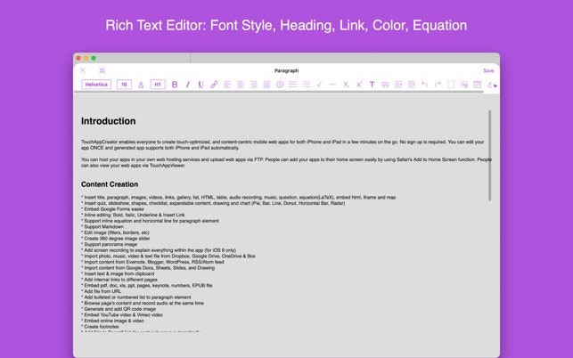 TouchAppCreator gallery image