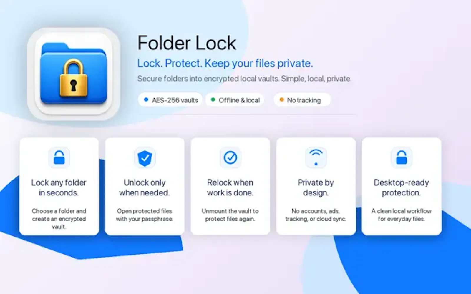 Folder Lock Vault screenshot 2