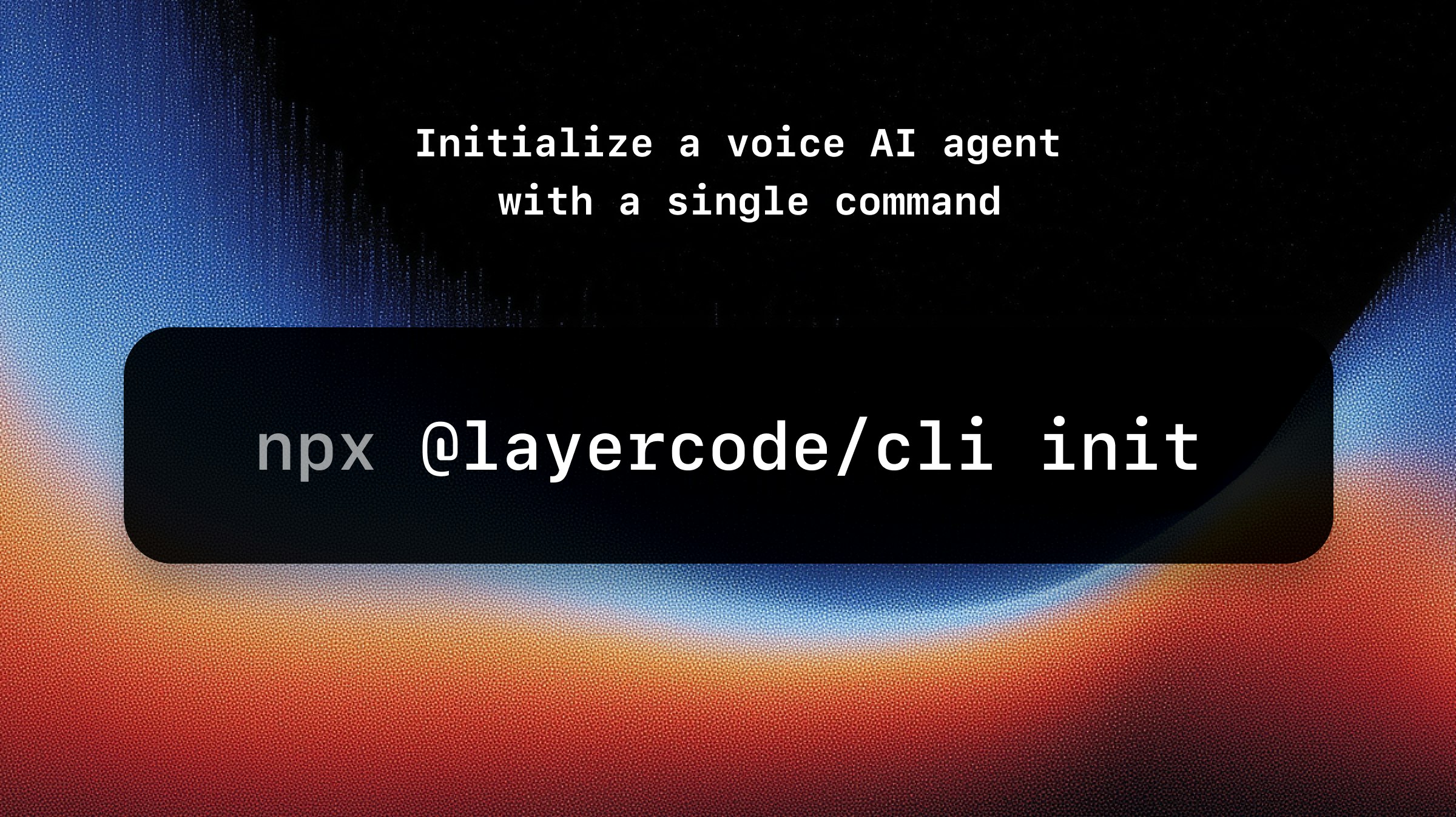 Layercode CLI gallery image