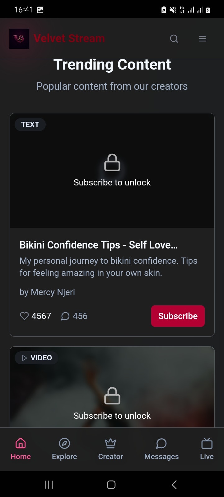 Velvet Stream gallery image