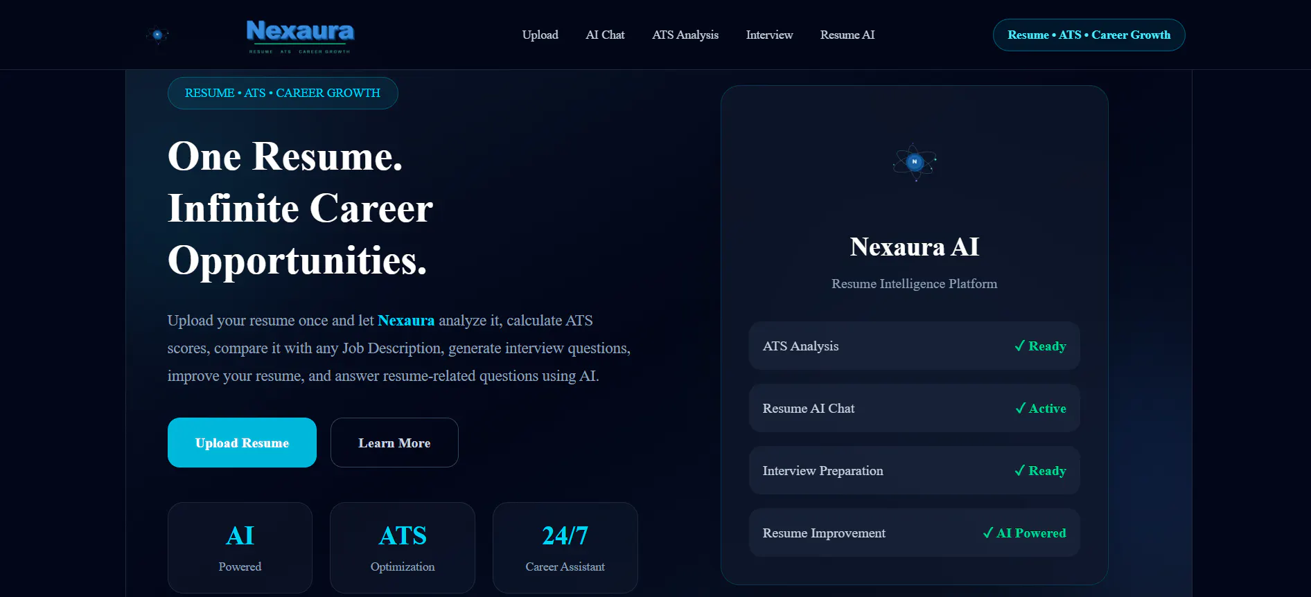 Nexaura logo
