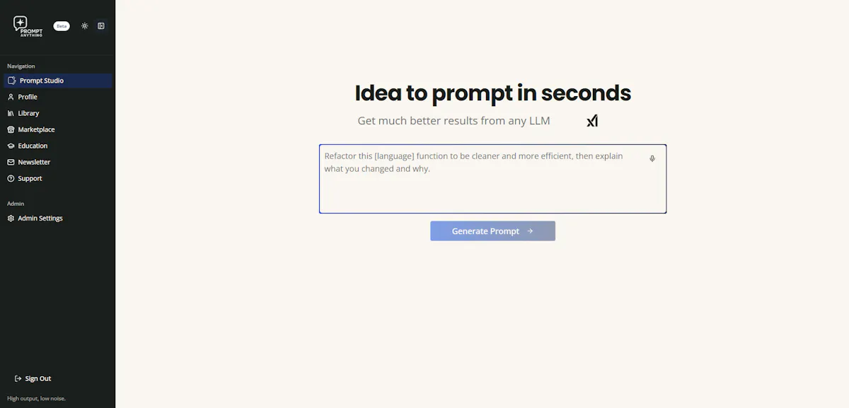 Prompt Anything