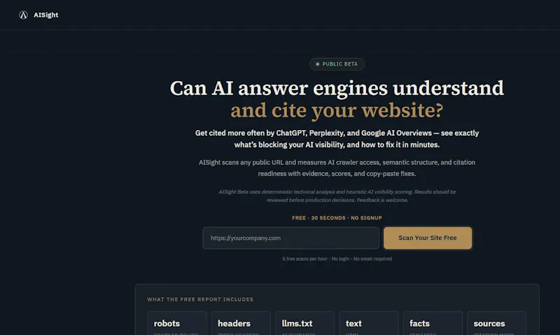 AISight screenshot 2