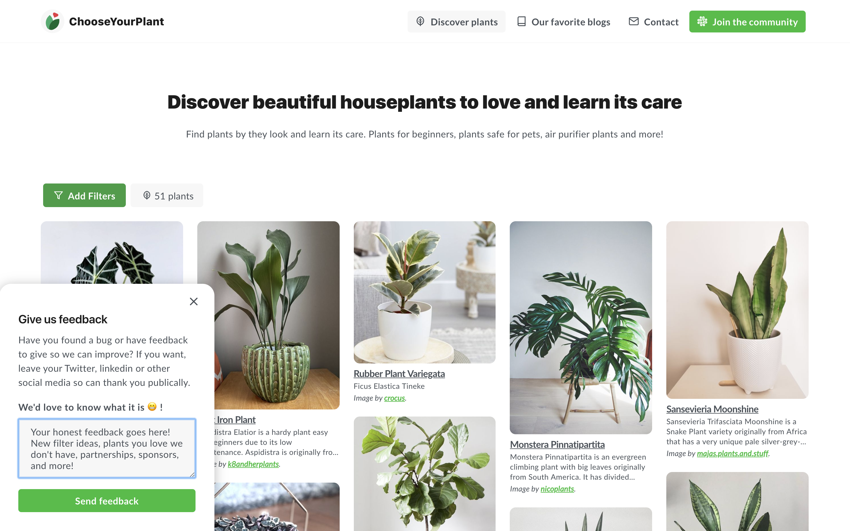 ChooseYourPlant gallery image