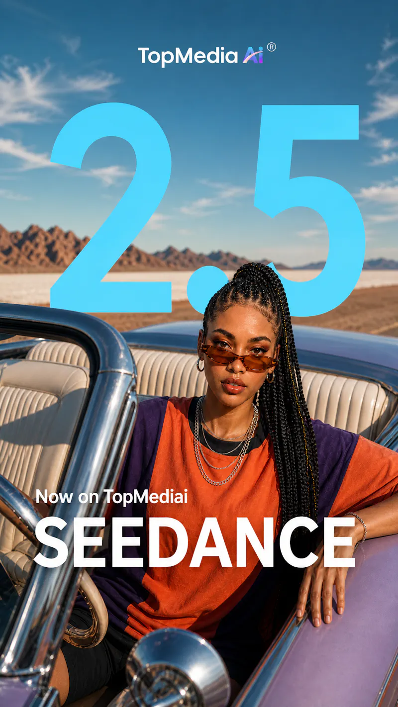 Seedance 2.5 Live on TopMediai screenshot 3
