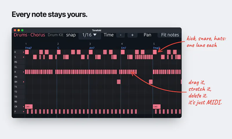 Tonefold screenshot 3