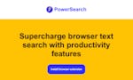 PowerSearch image