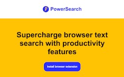 PowerSearch media 1