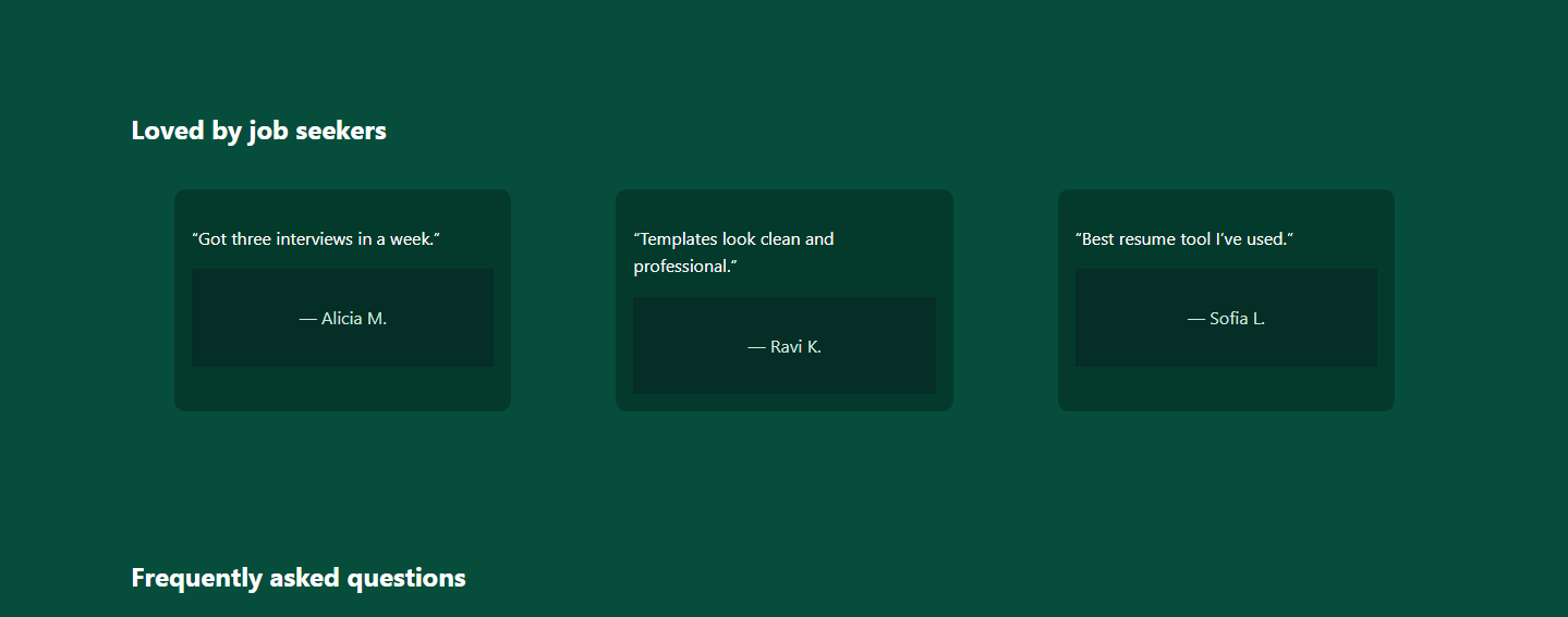 Resume Builder gallery image