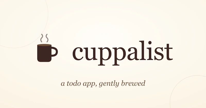 Cuppalist screenshot 1