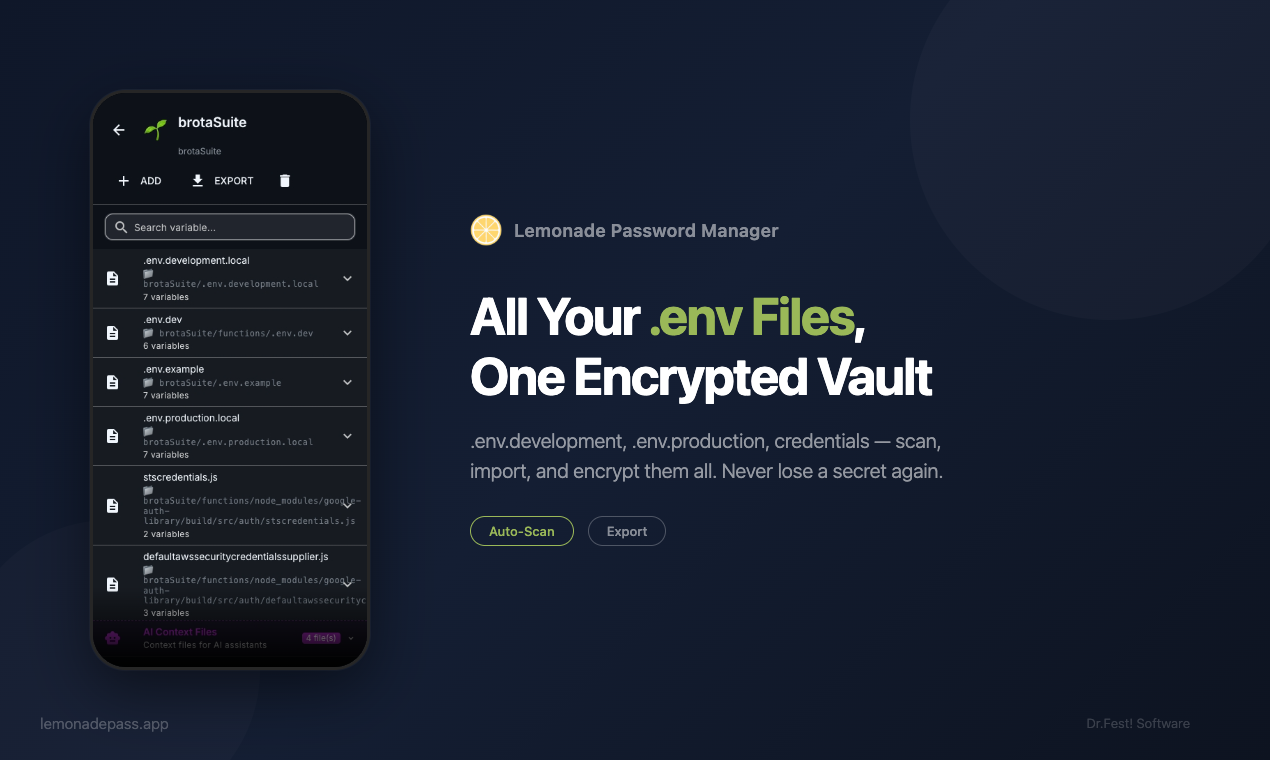 Lemonade Password Manager gallery image