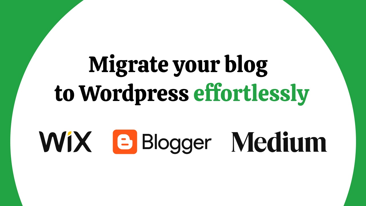 Média Blog Porter - Migrer le blog Wix, moyen ou blogueur vers WordPress en quelques minutes 2