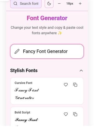 Font Generator