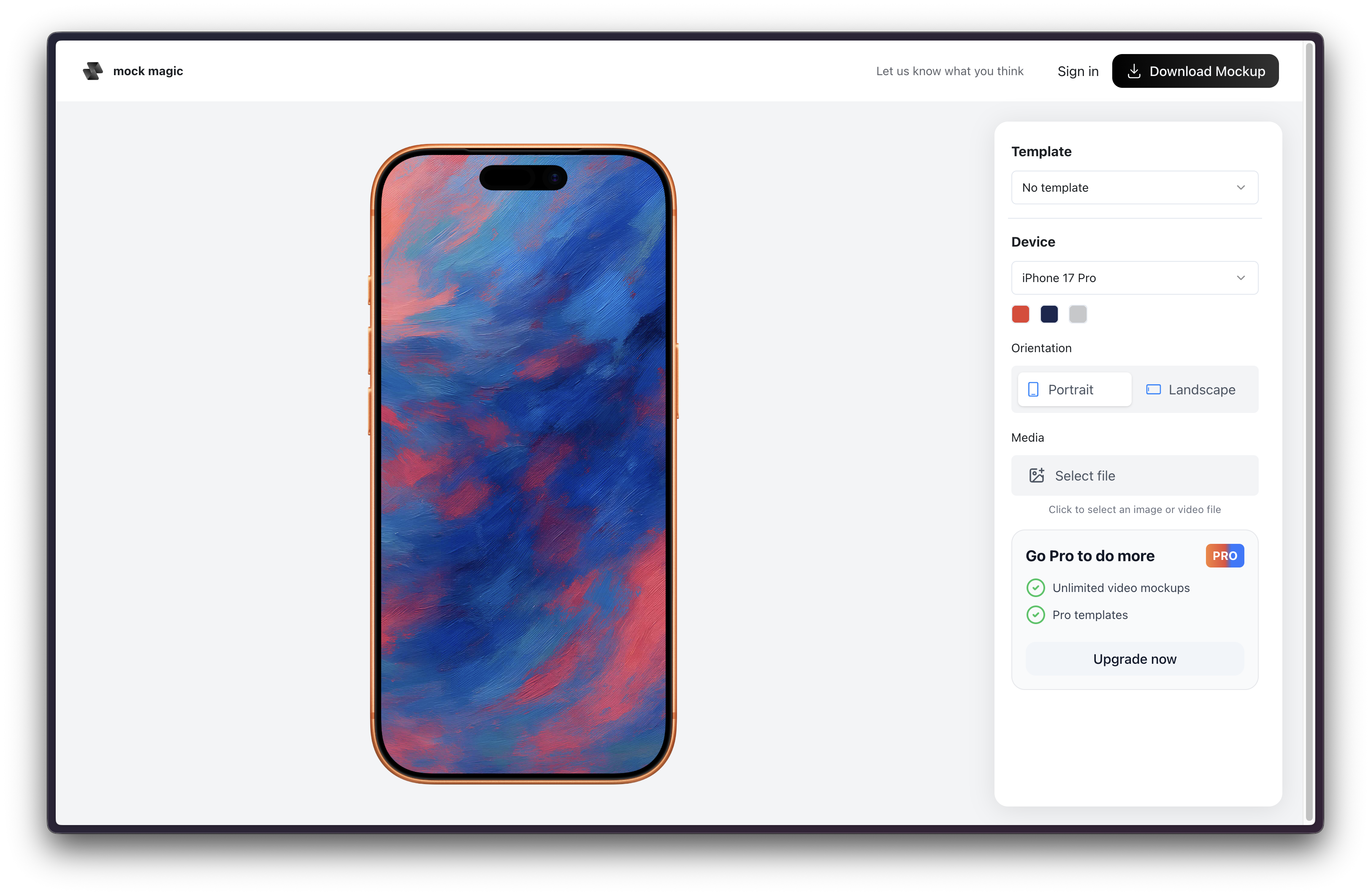 Mock Magic 2.0 - Screenshot 3 showing product features and functionality