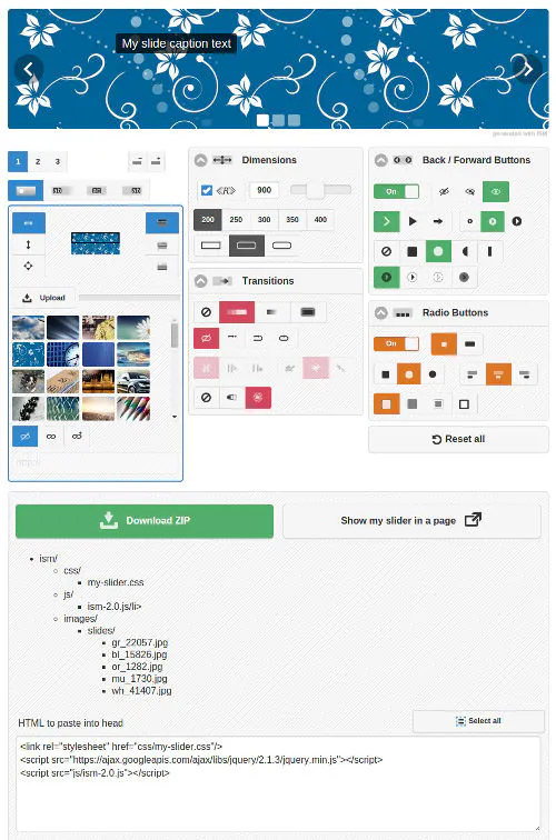 Images Slider Maker (ISM)