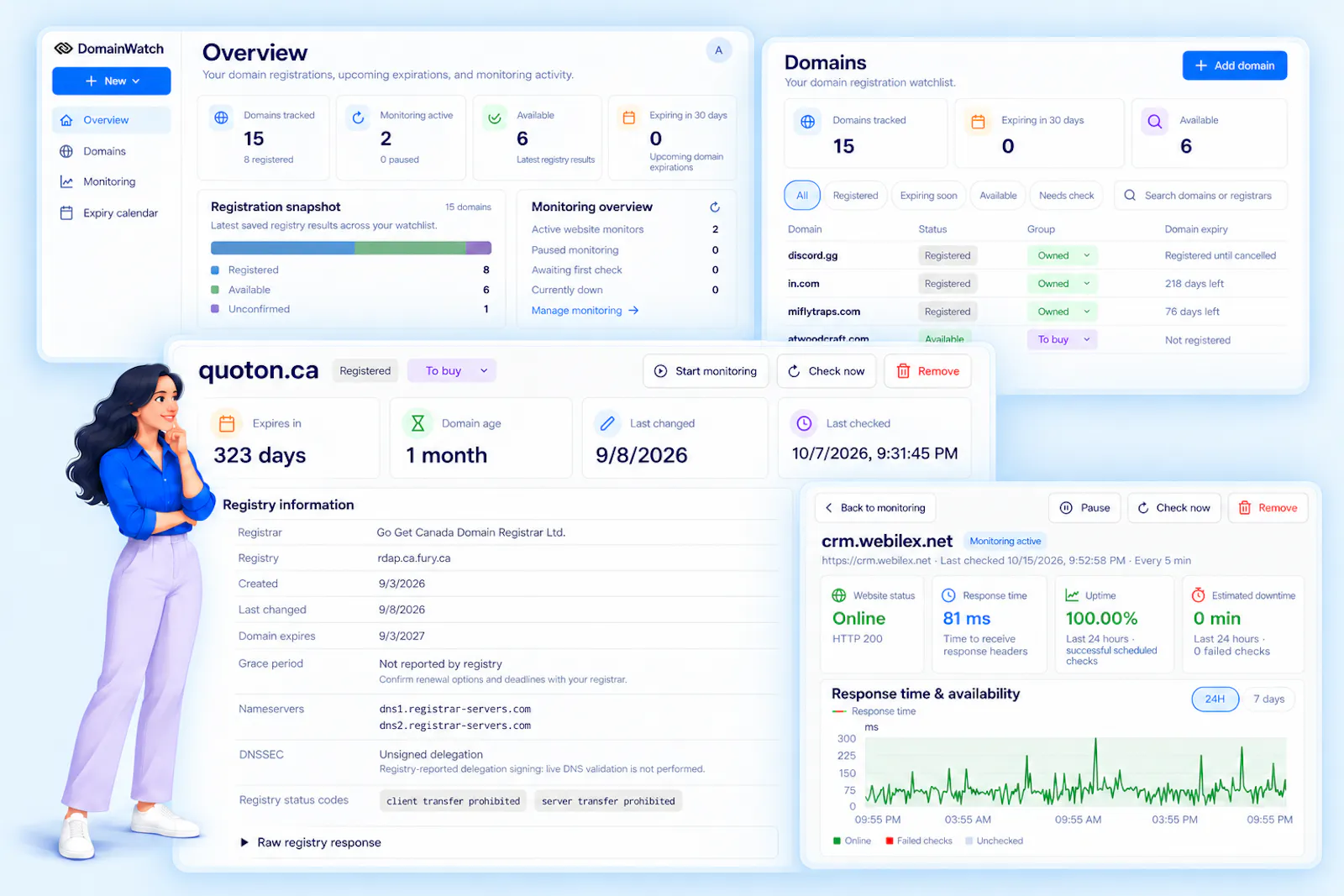 Domain Watch screenshot 1