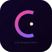 Cute Font 𝓒𝓸𝓹𝔂 𝓪𝓷𝓭 𝓟𝓪𝓼𝓽𝓮 logo