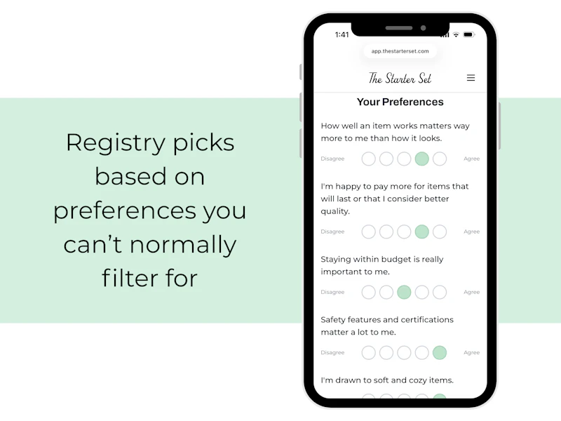The Starter Set | AI Baby Registry Help screenshot 4