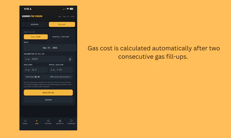 Gigwork Tracker  screenshot 8