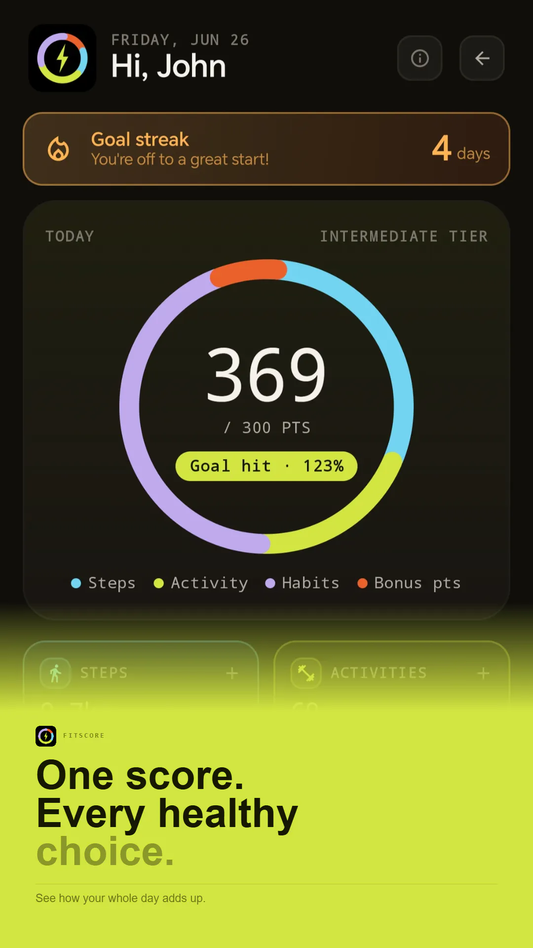 FitScore: Daily Health Tracker gallery image