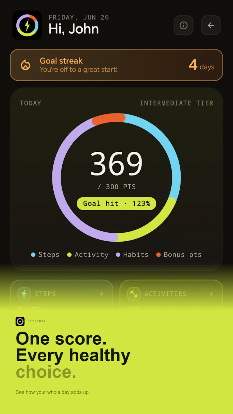 FitScore: Daily Health Tracker screenshot 6